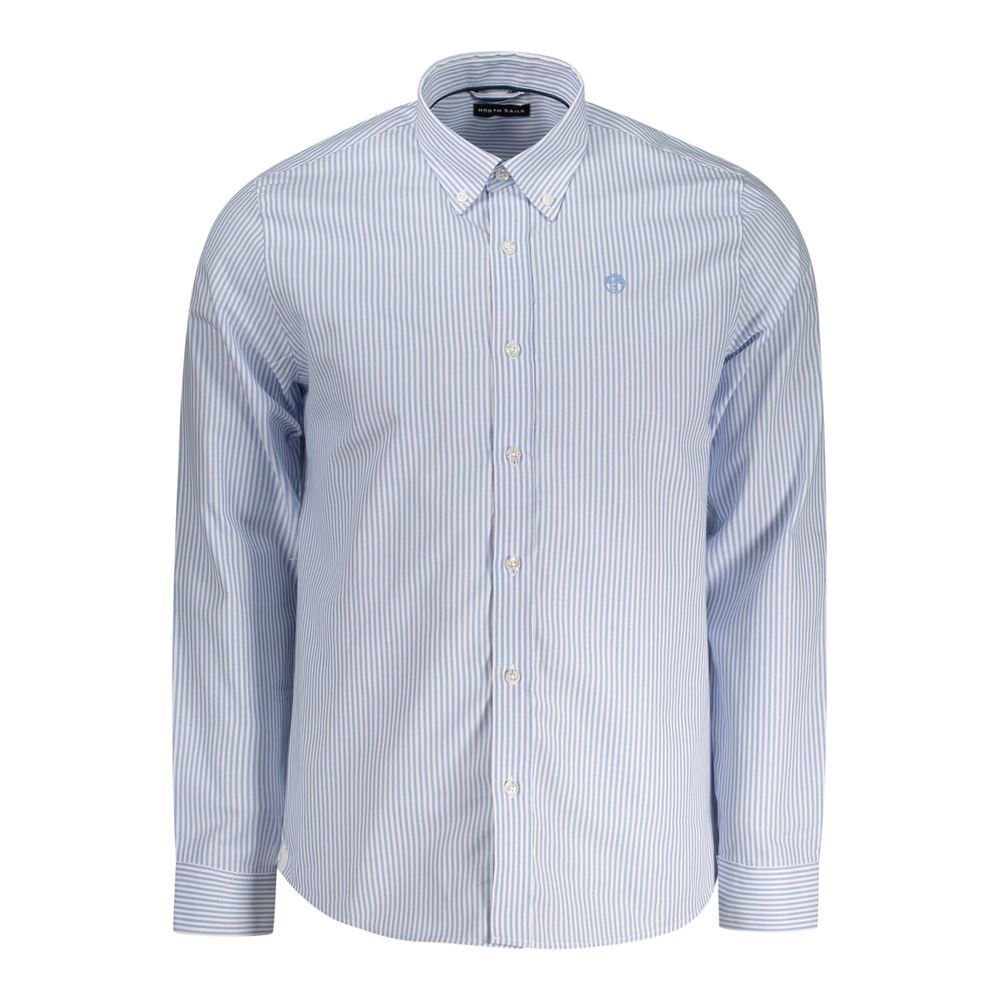 Azzurro Cotton Men Shirt - ventzia