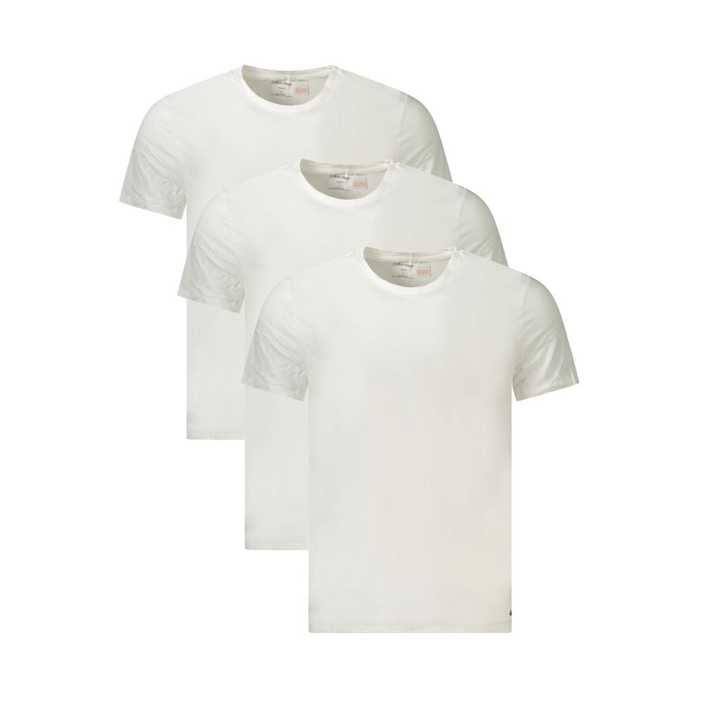 White Cotton Men T-Shirt - ventzia