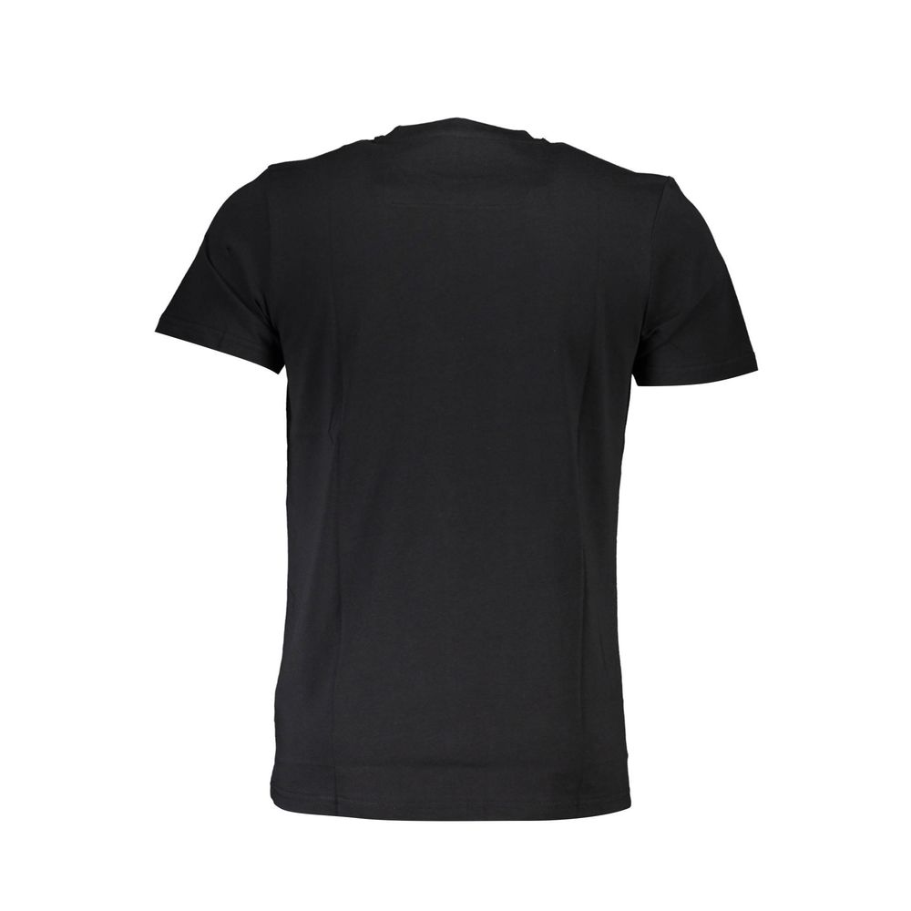 Black Cotton Men's T-Shirt - ventzia