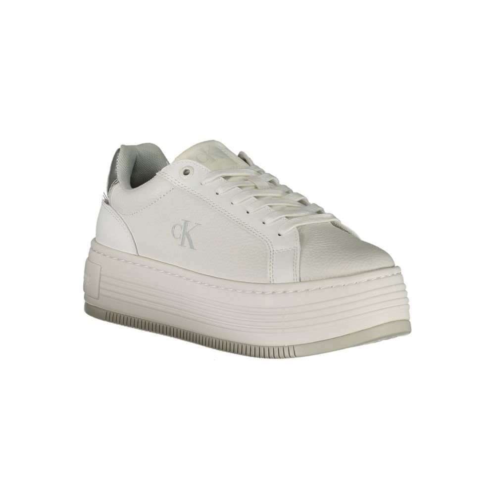 Bianco Leather Women Sneaker - ventzia