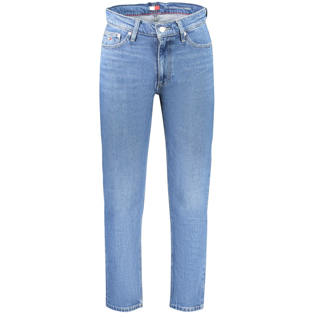Blu Cotton Men Jeans - ventzia