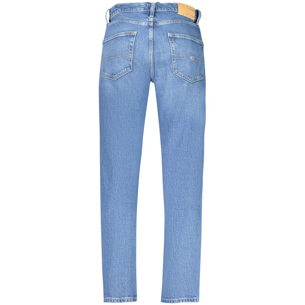 Blu Cotton Men Jeans - ventzia