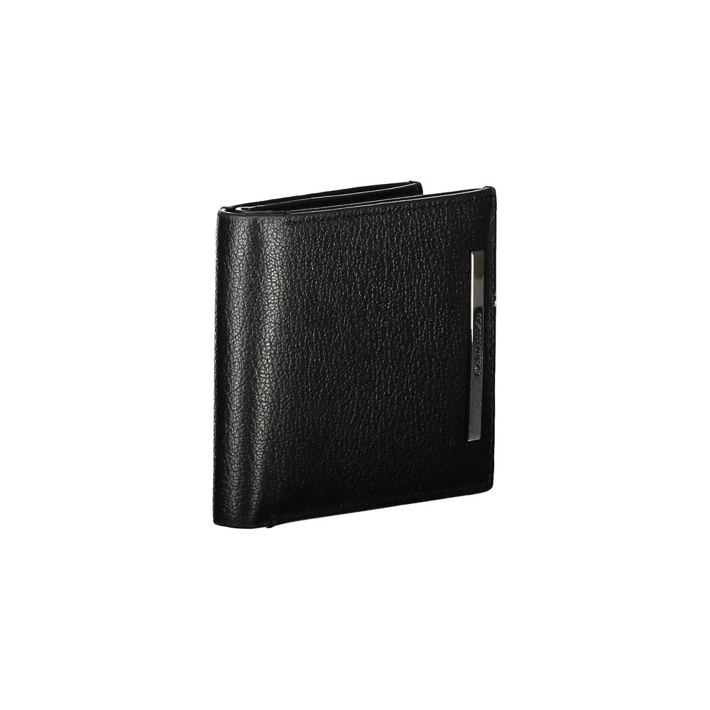 Black Leather Wallet - ventzia