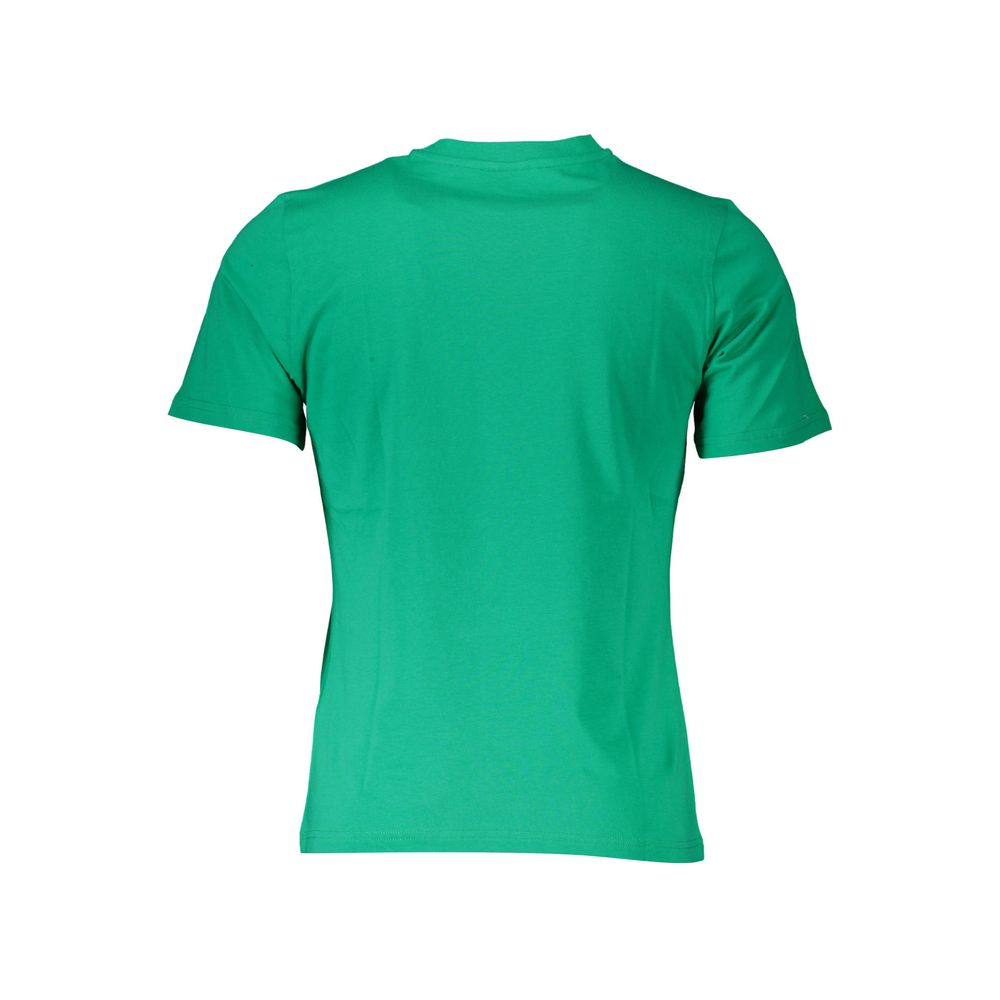 Green Cotton Men T-Shirt - ventzia