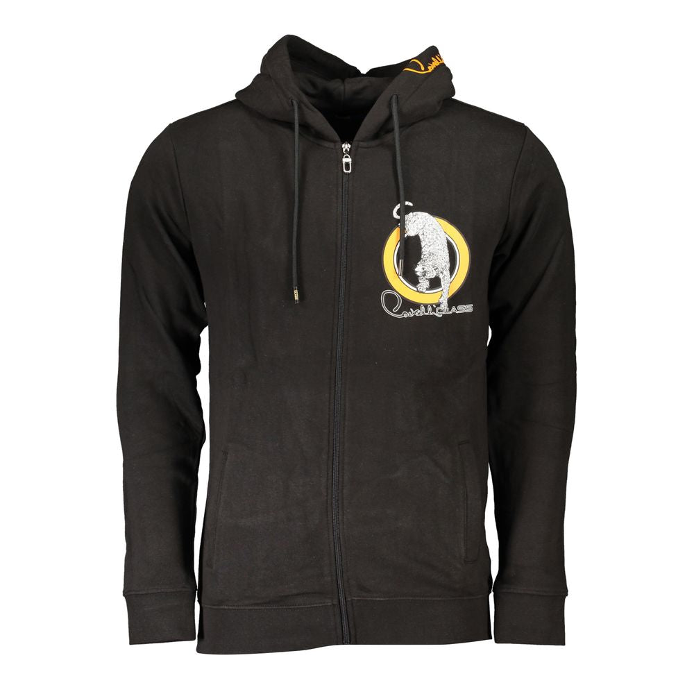 Black Cotton Men Sweater - ventzia