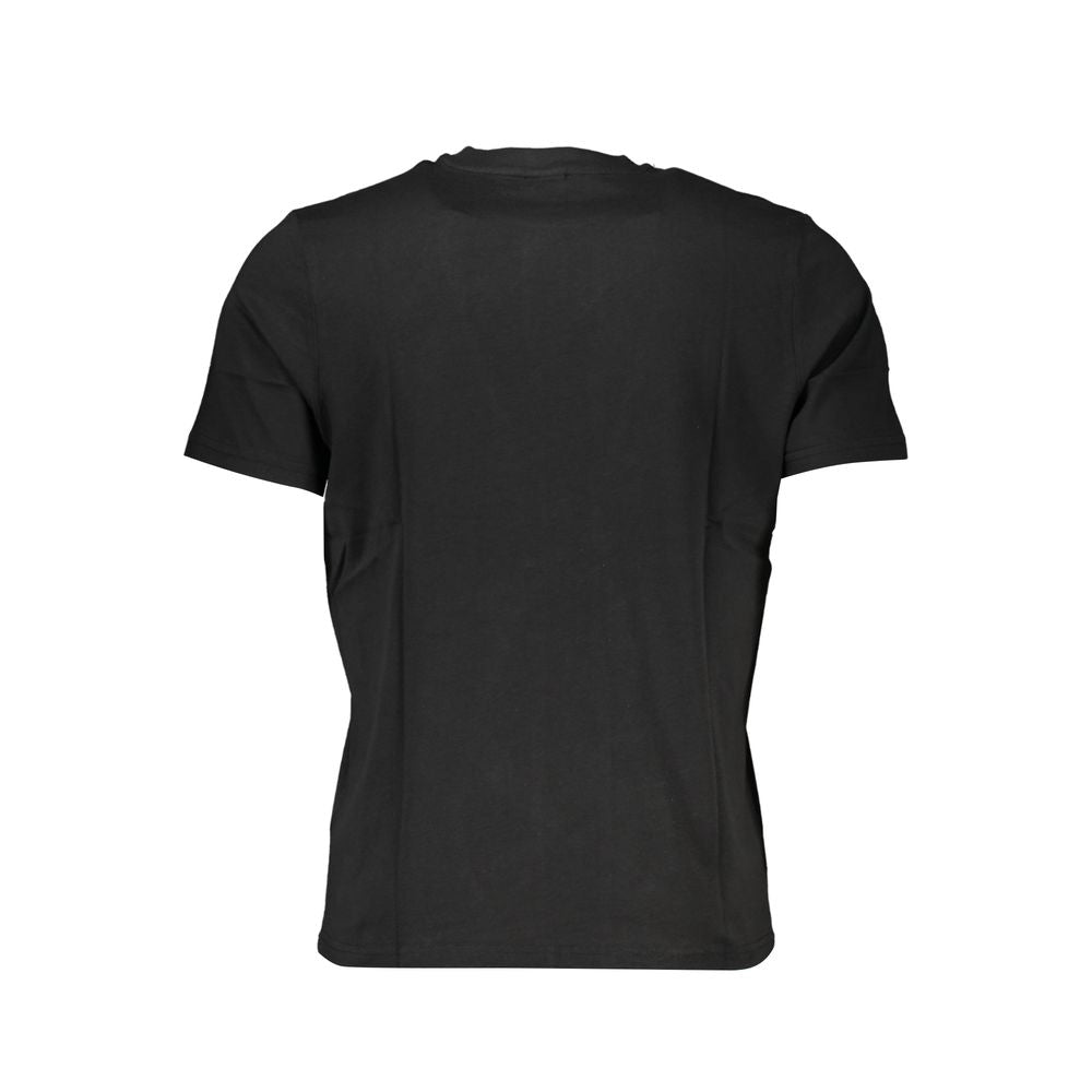 Black Cotton Men's T-Shirt - ventzia