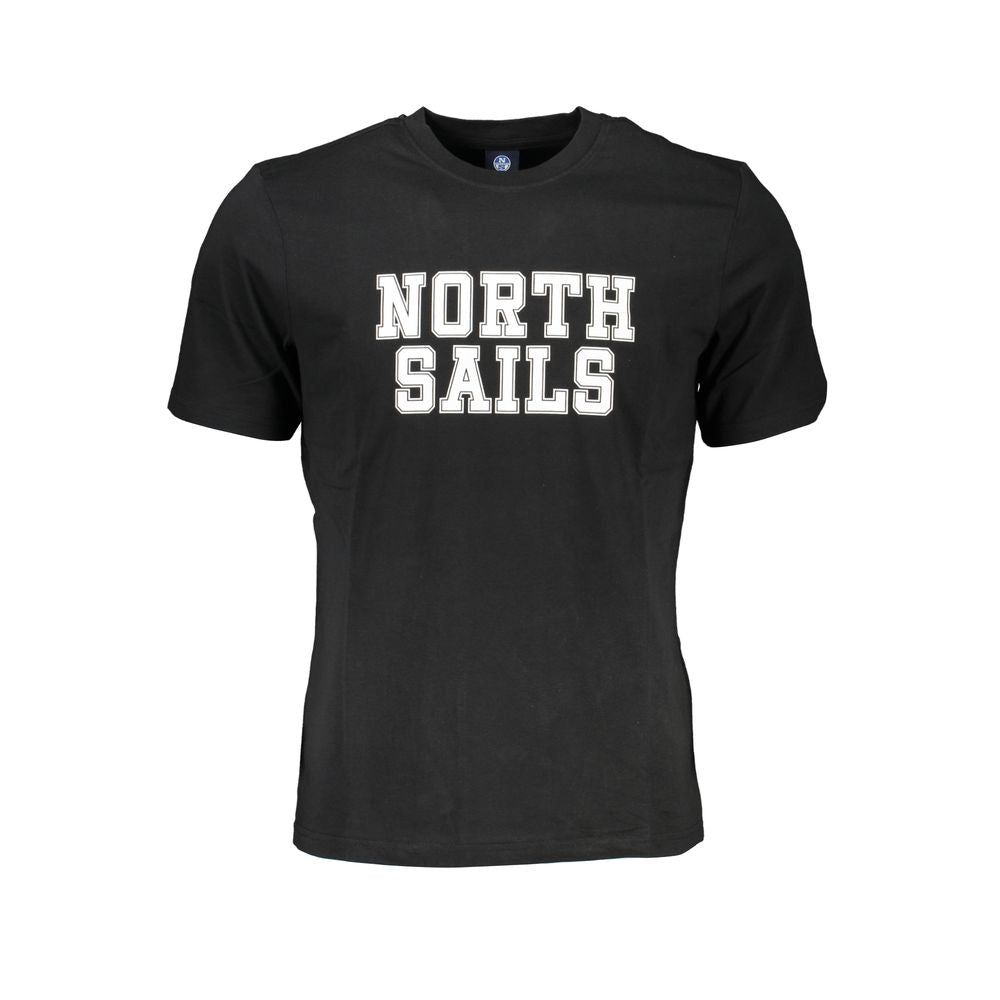 Black Cotton Men's T-Shirt - ventzia