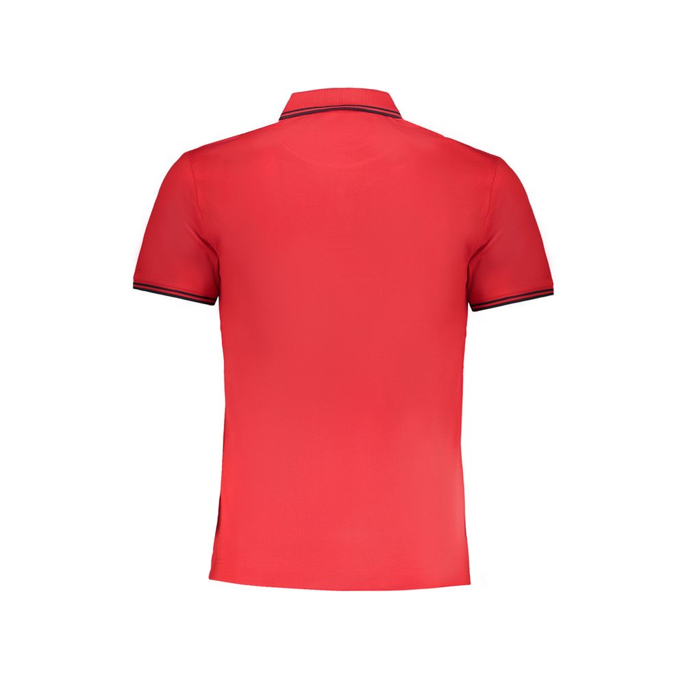 Rosso Cotton Men Polo Shirt - ventzia