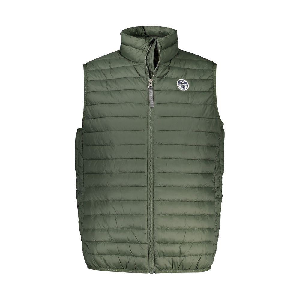 Verde Poliammide Mens Vest - ventzia