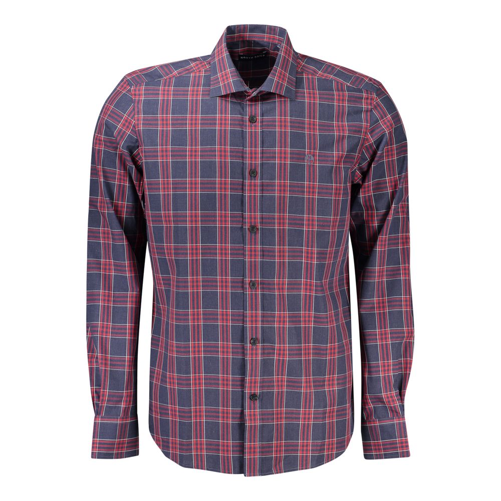 Blue Cotton Men's Shirt - ventzia