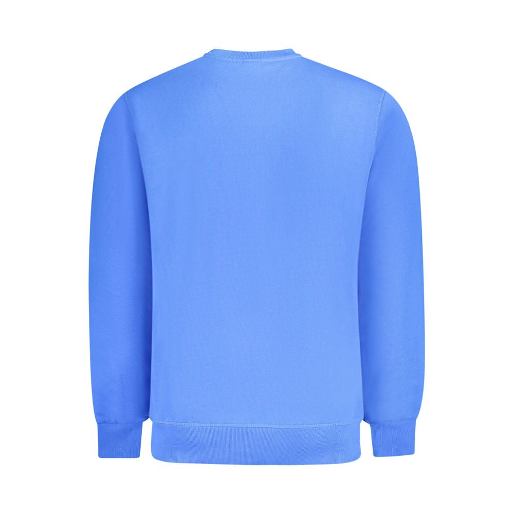 Blue Cotton Men's Sweatshirt - ventzia