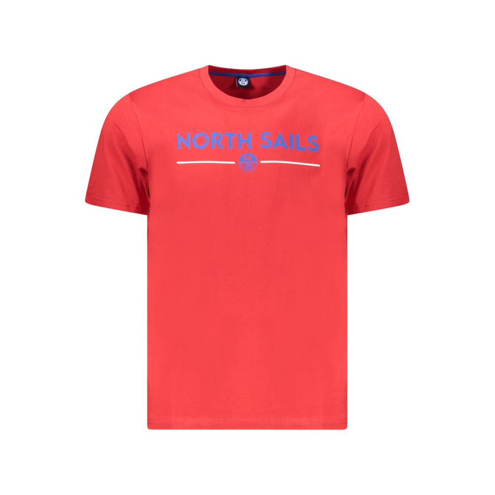 Red Cotton Men T-Shirt - ventzia