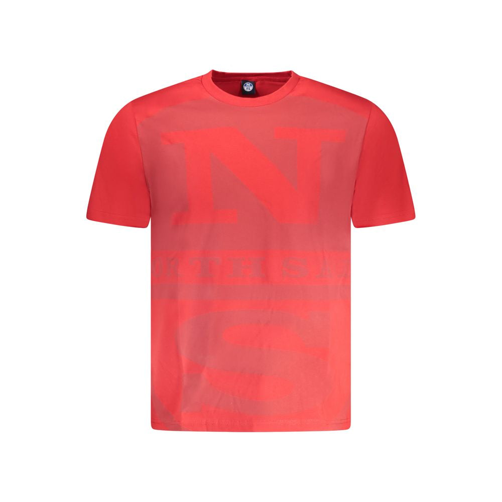 Red Cotton Men T-Shirt - ventzia