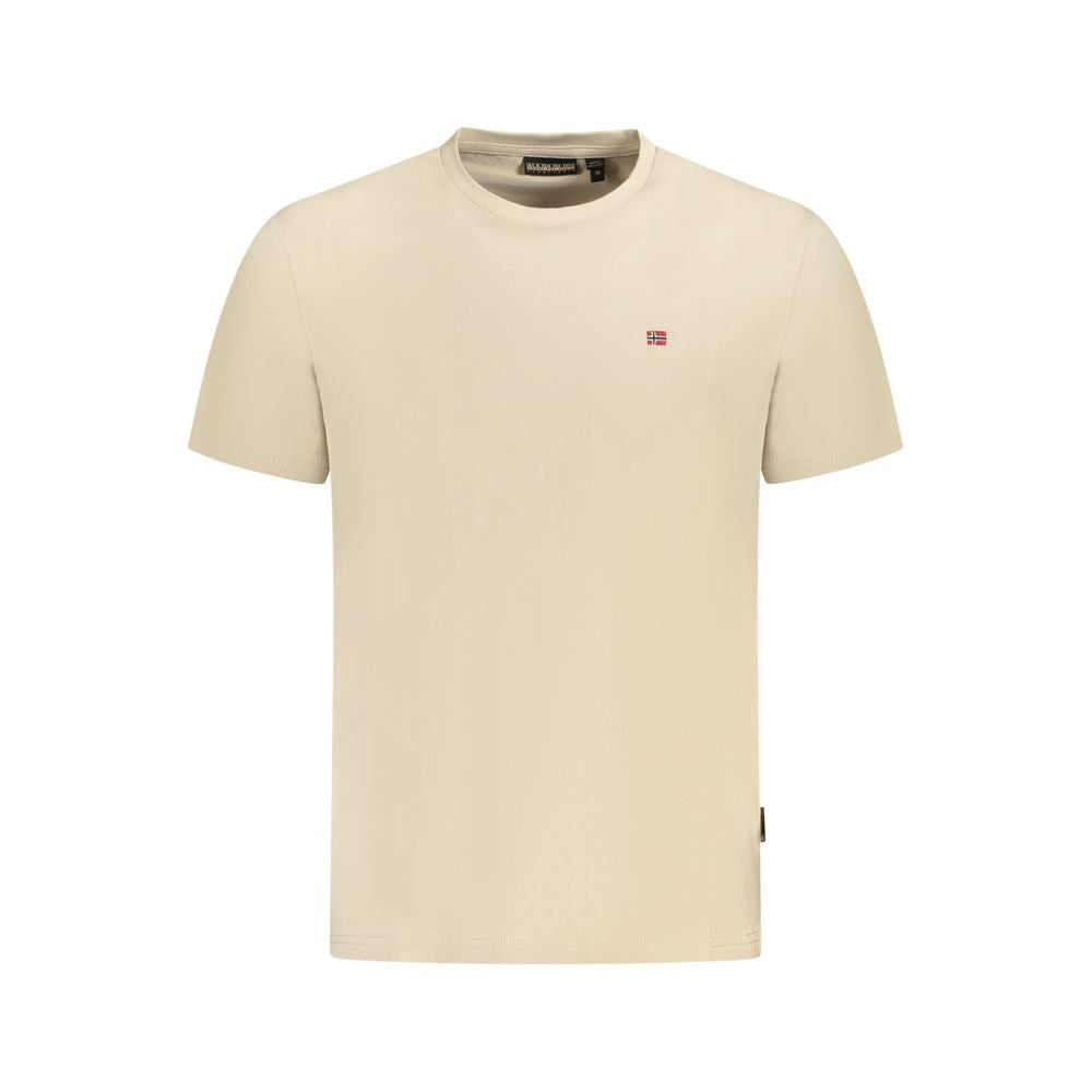 Beige Cotton T-Shirt