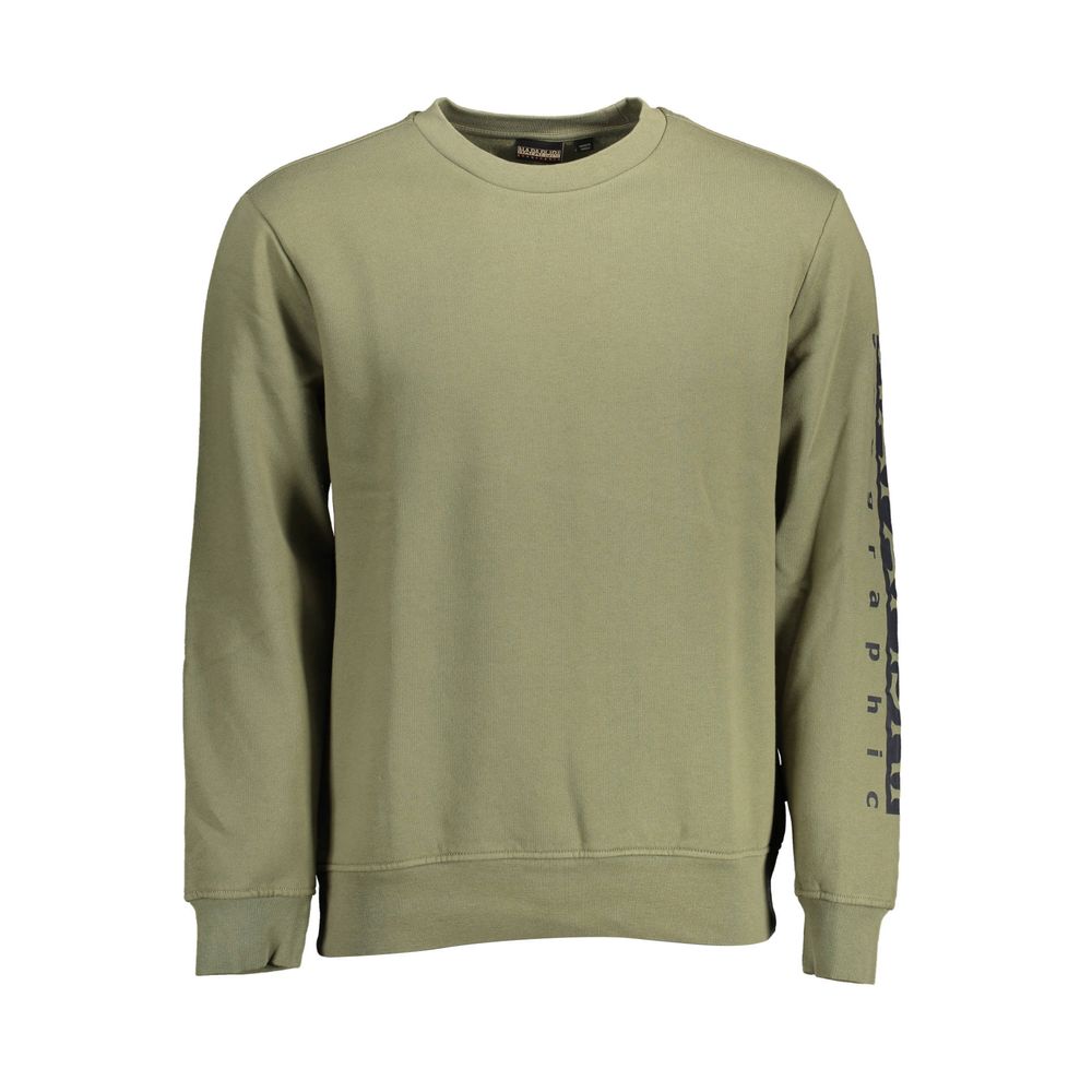 Green Cotton Sweatshirt