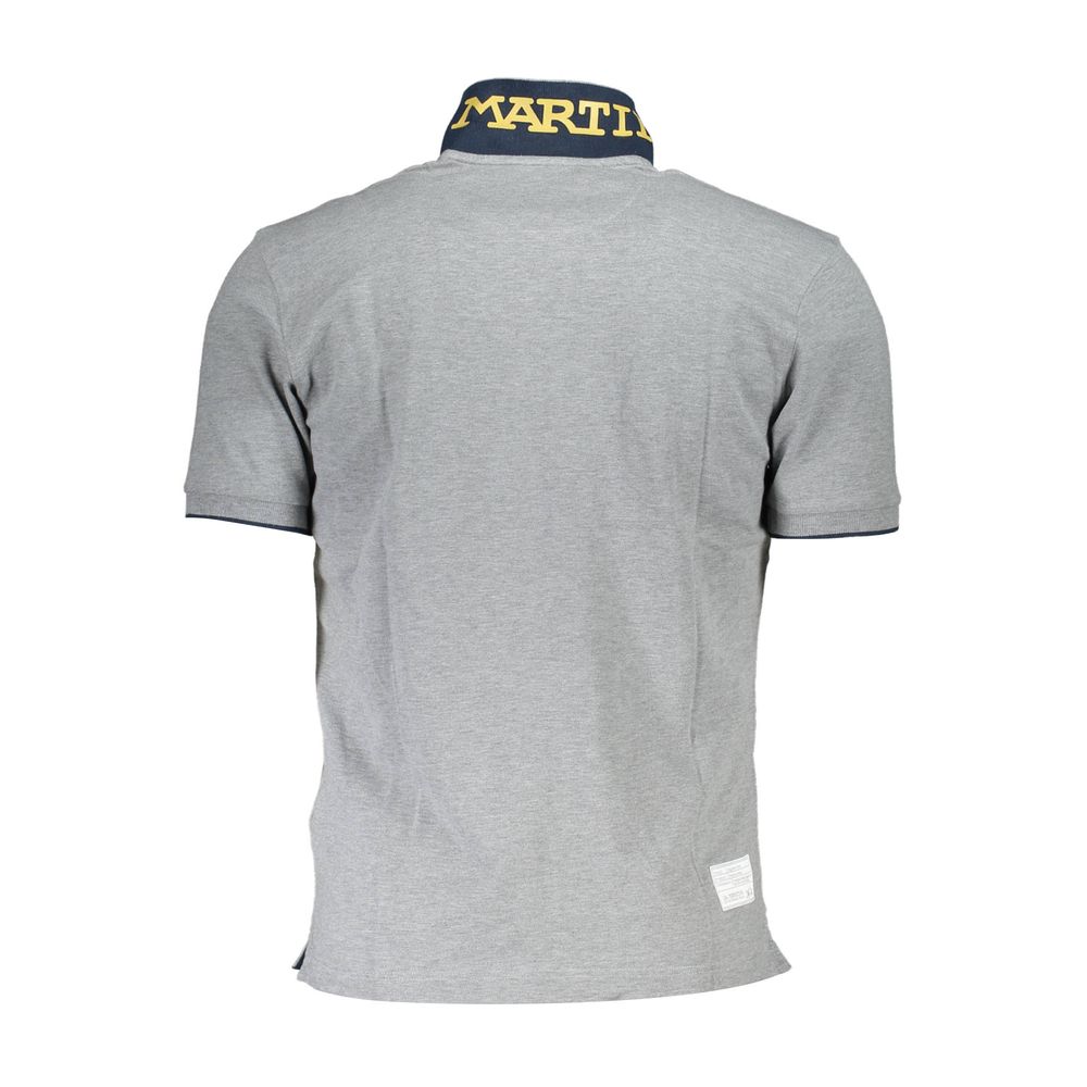 Grigio Cotton Men Polo - ventzia