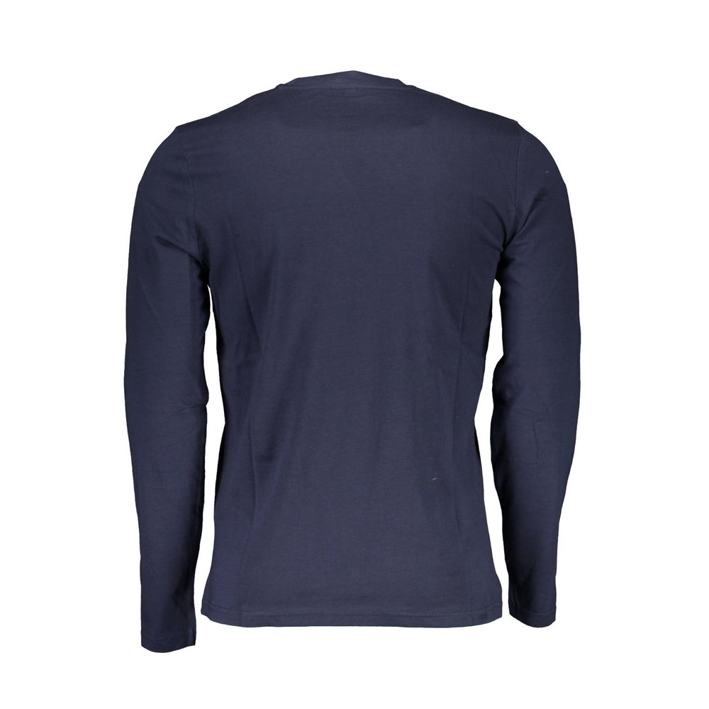 Blu Cotton Men T-Shirt - ventzia