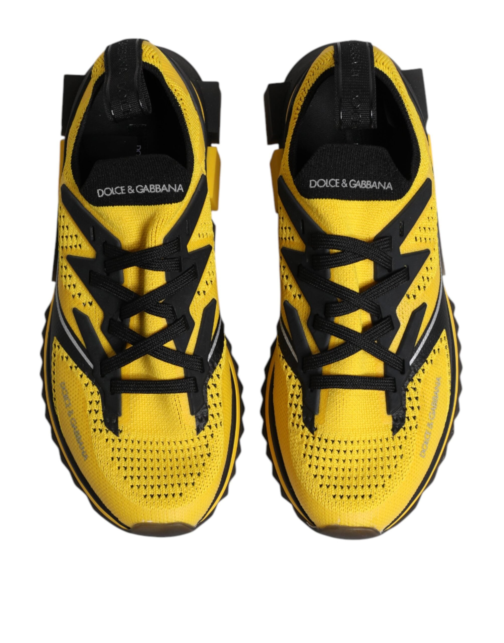 Yellow SORRENTO Sport Stretch Sneakers Shoes - ventzia