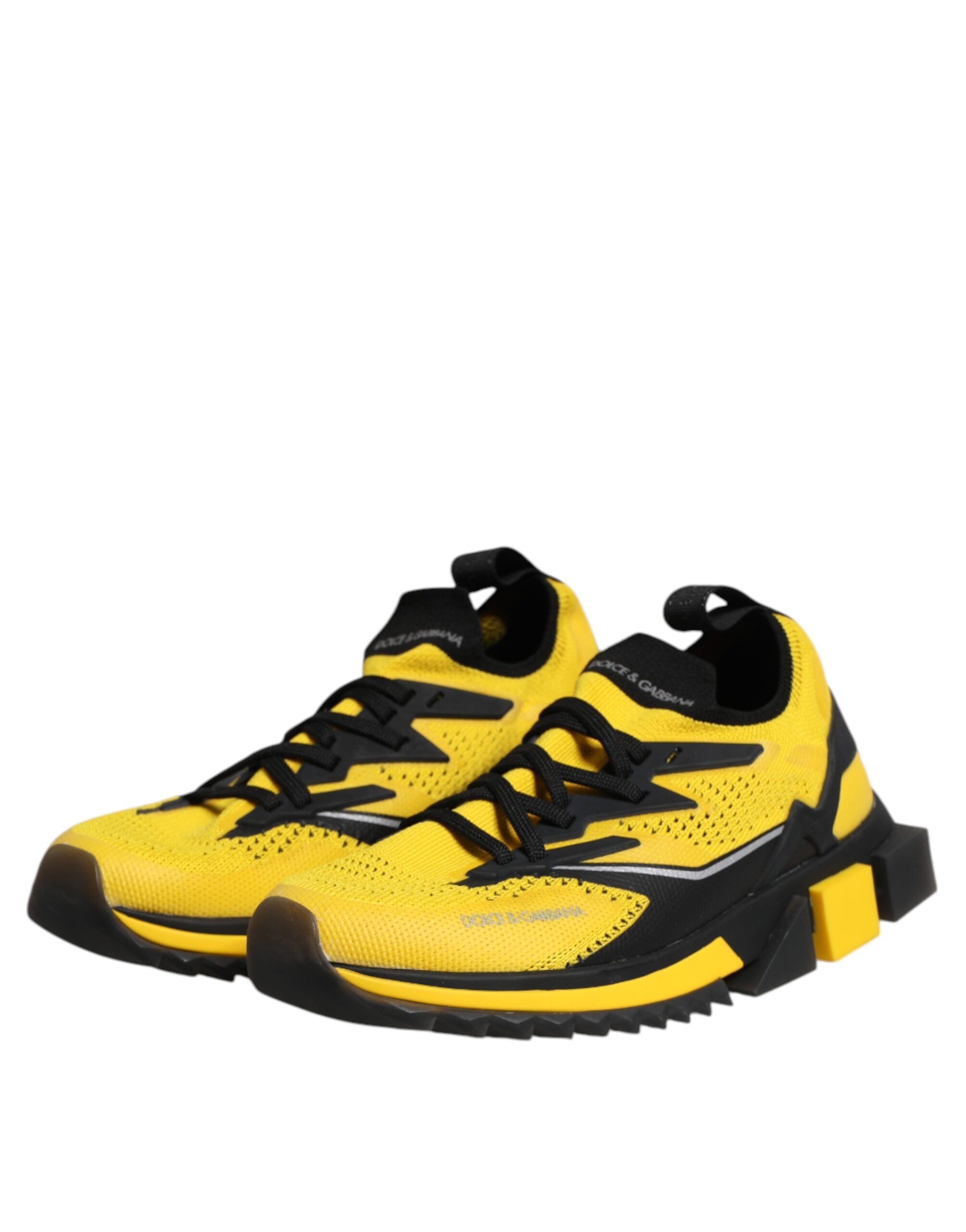 Yellow SORRENTO Sport Stretch Sneakers Shoes - ventzia