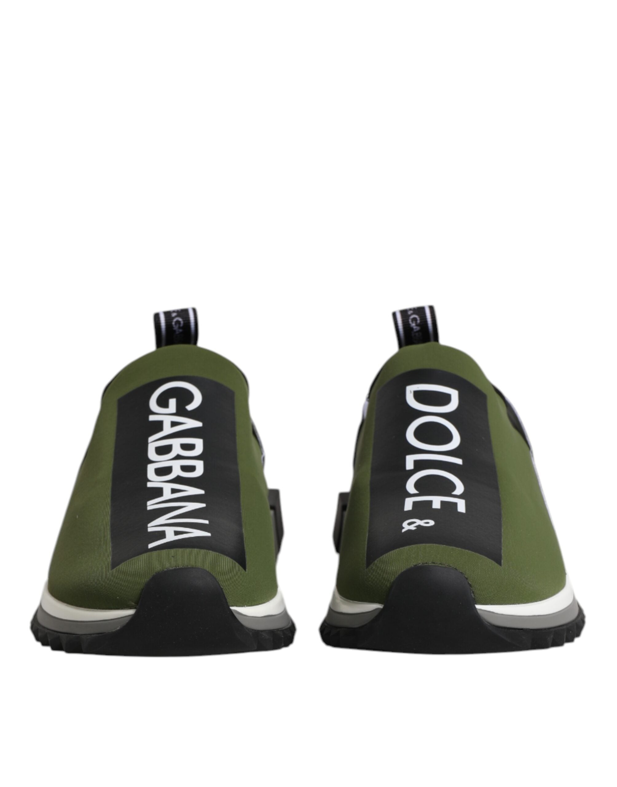 Green Black Slip On Sorrento Sneakers Shoes - ventzia