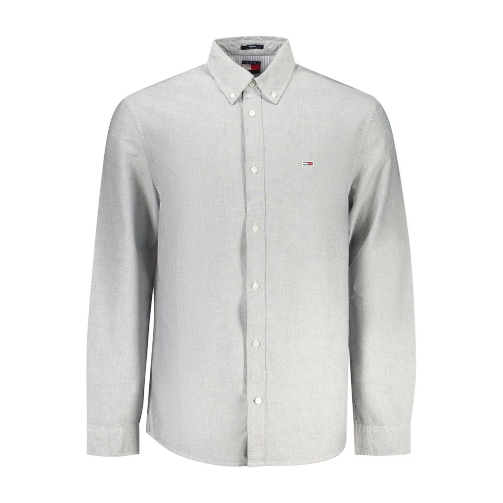 Grigio Cotton Men Shirt - ventzia