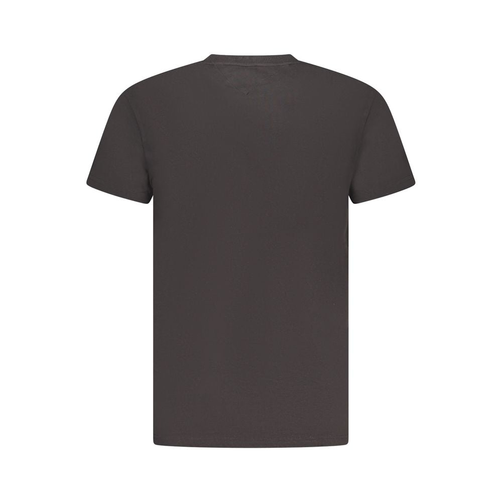 Black Cotton T-Shirt - ventzia