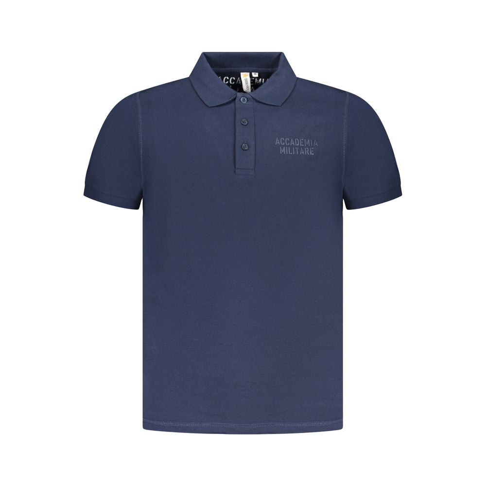 Blu Cotton Men Polo - ventzia