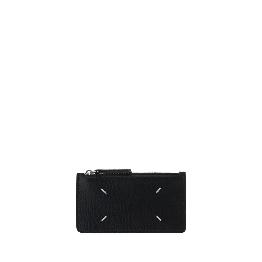 Black Calf Leather Bos Taurus Wallet - ventzia