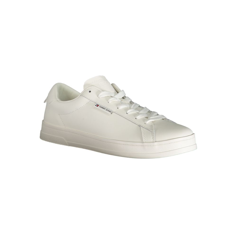 Bianco Poliuretano Uomo Sneaker - ventzia