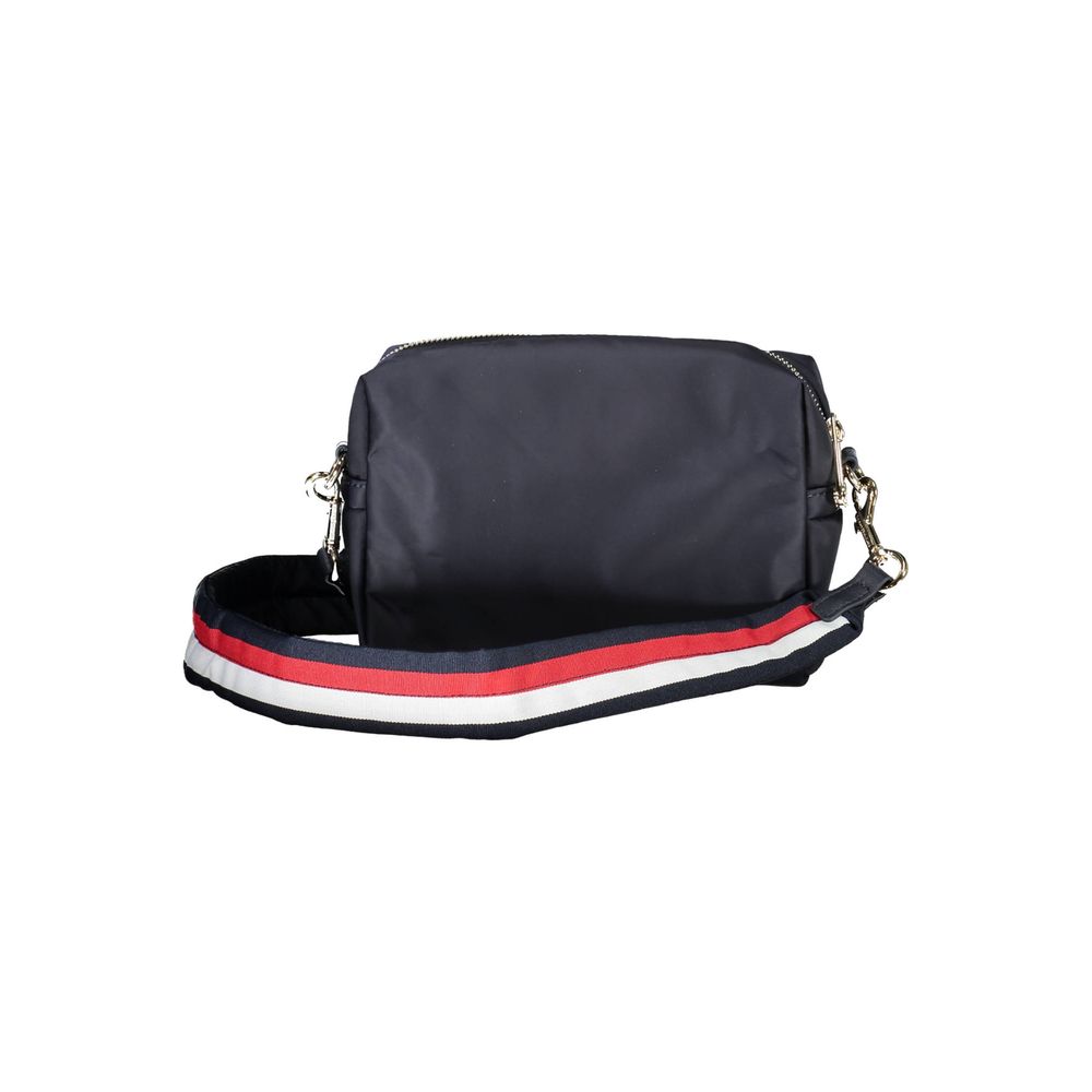 Blue Polyester Handbag - ventzia