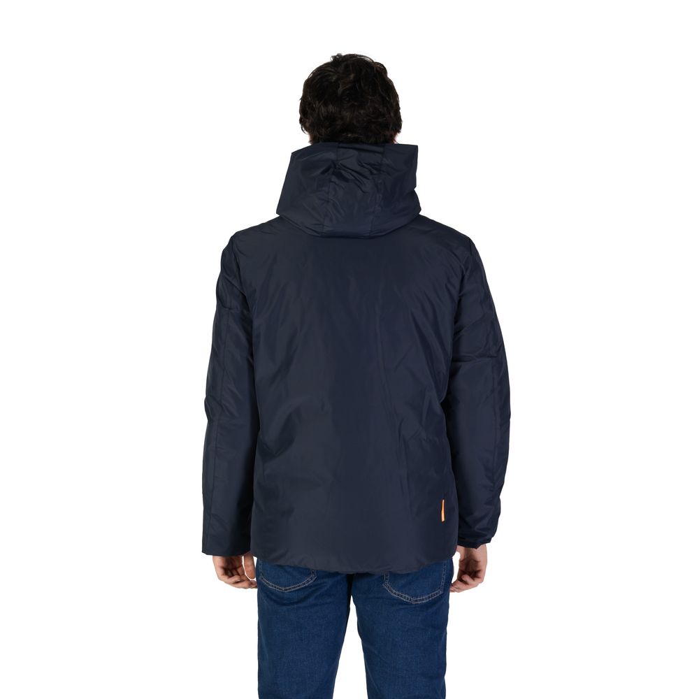 Blue Polyester Jackets & Coat - ventzia