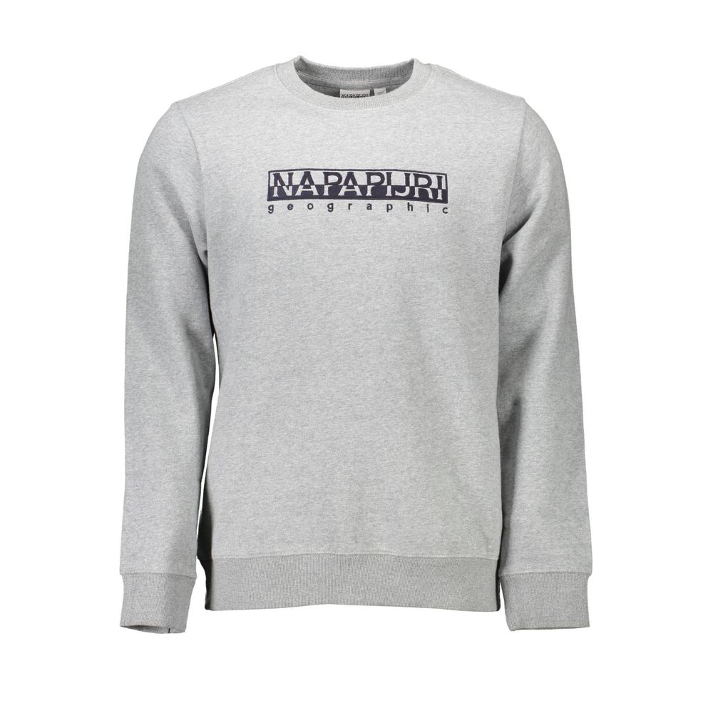 Gray Cotton Men Sweater - ventzia