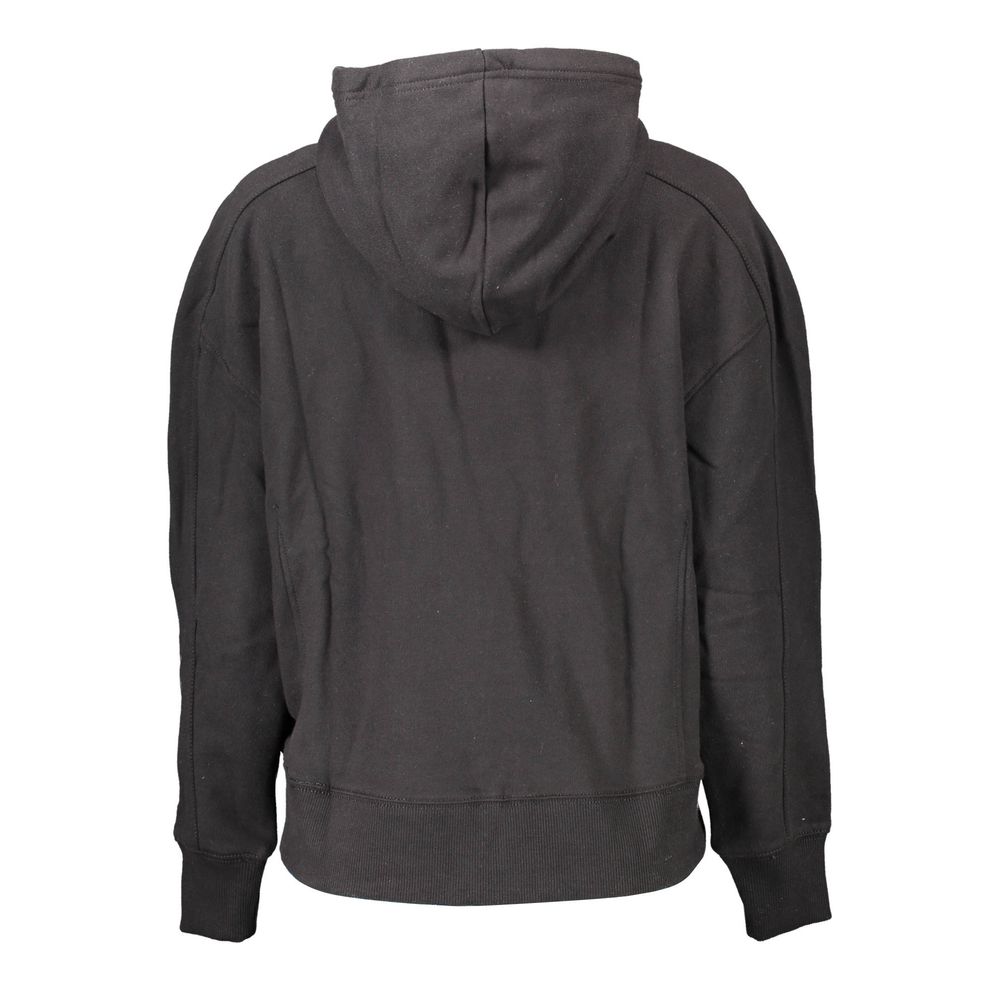 Black Cotton Women Sweater - ventzia