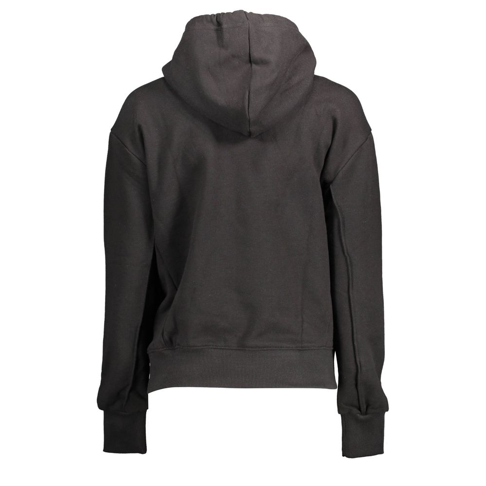 Black Cotton Women Sweater - ventzia