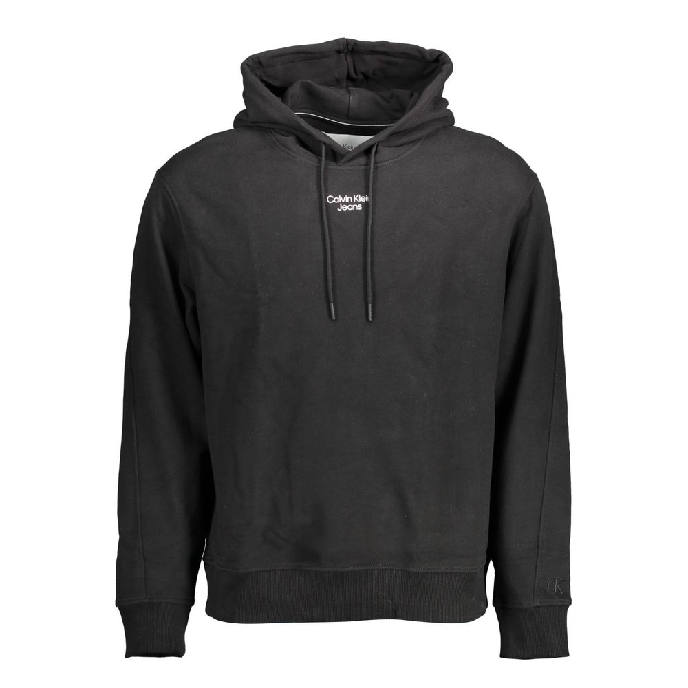Black Cotton Men Sweater - ventzia