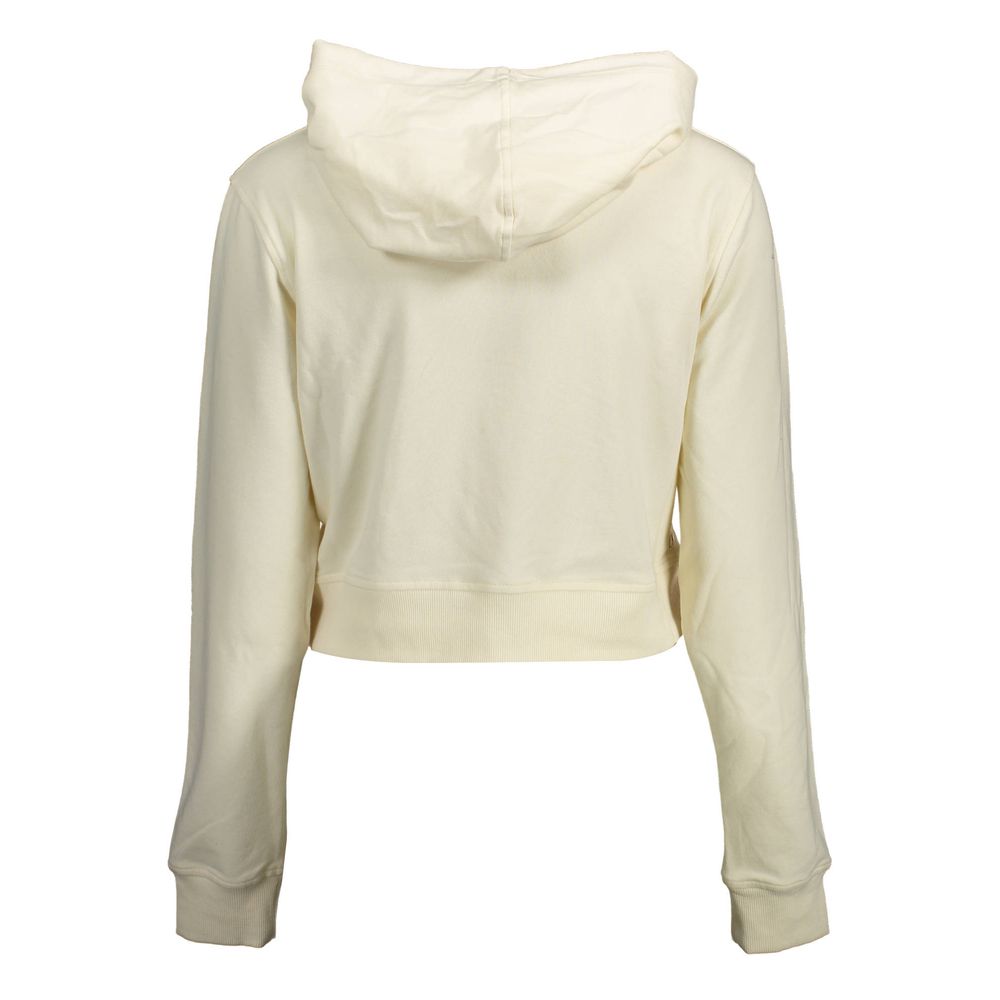 White Cotton Women Sweater - ventzia