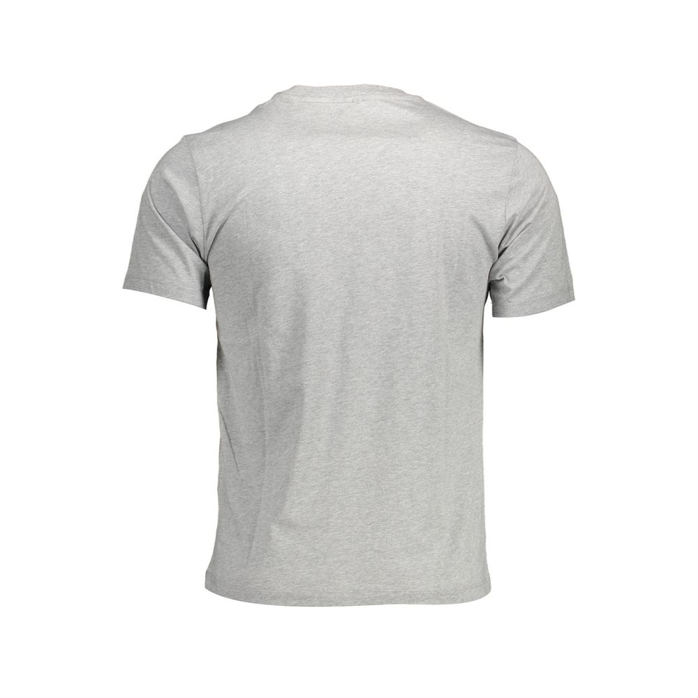 Gray Cotton T-Shirt - ventzia
