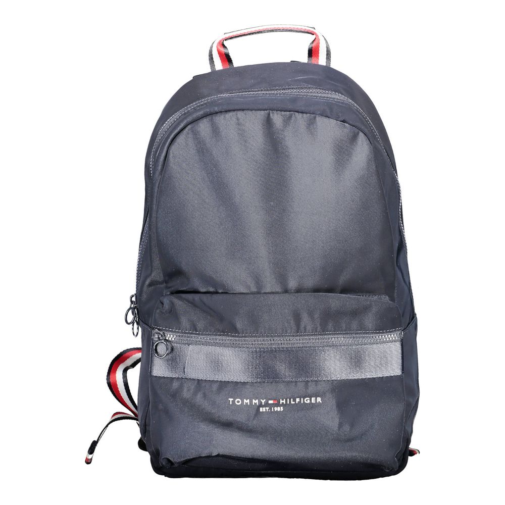 Blue Polyester Backpack - ventzia