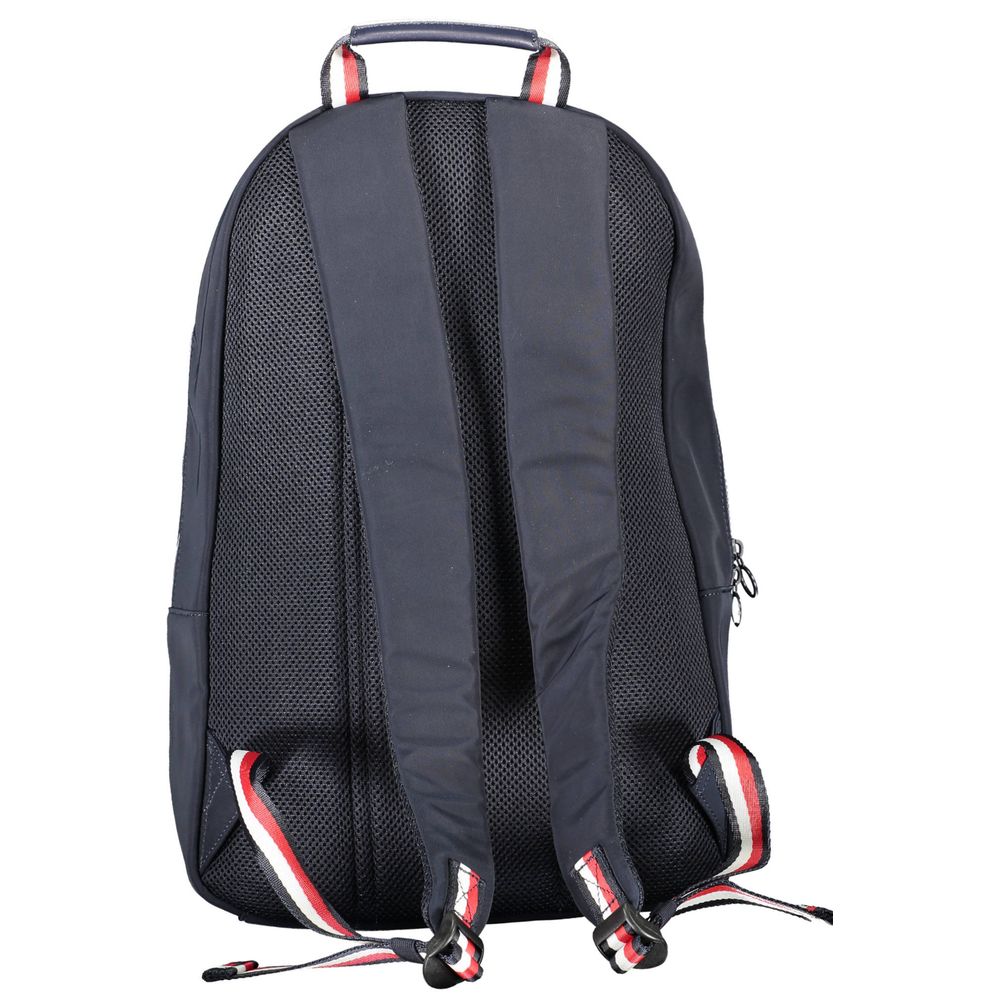 Blue Polyester Backpack - ventzia