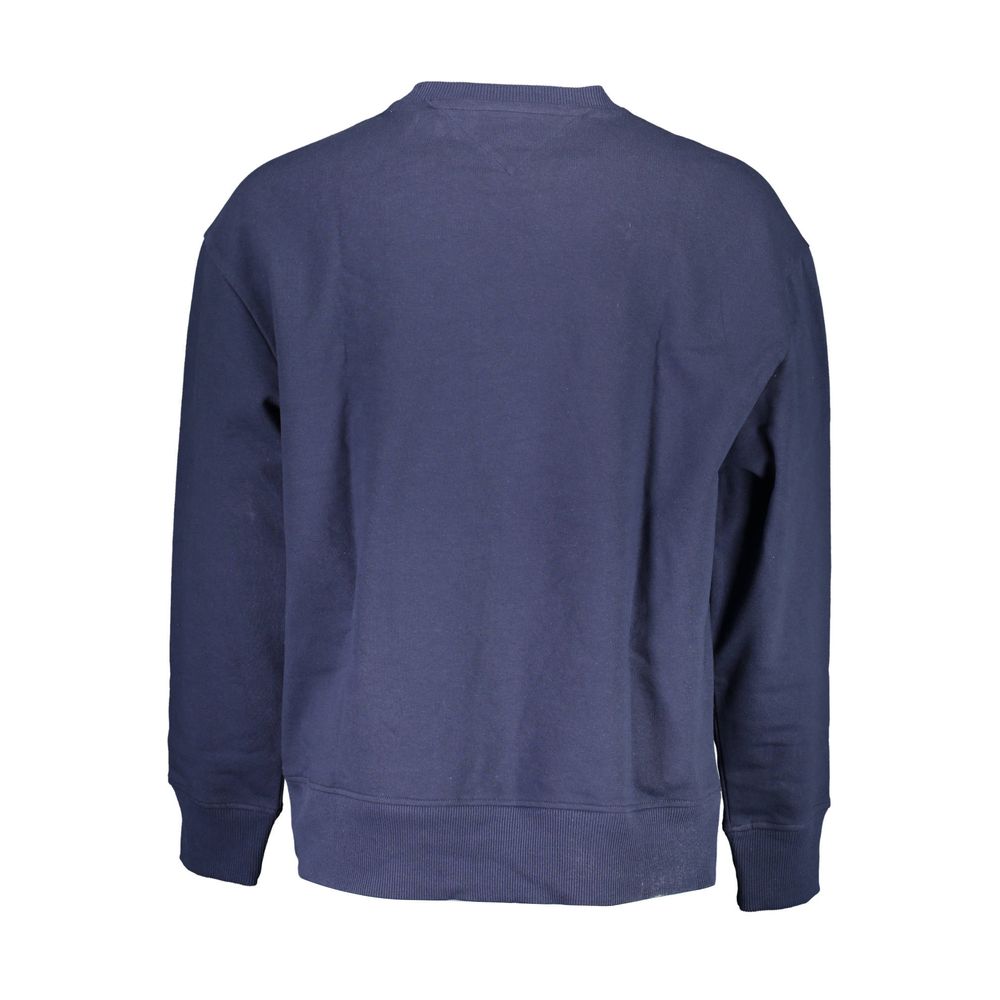 Blue Cotton Men Sweater - ventzia