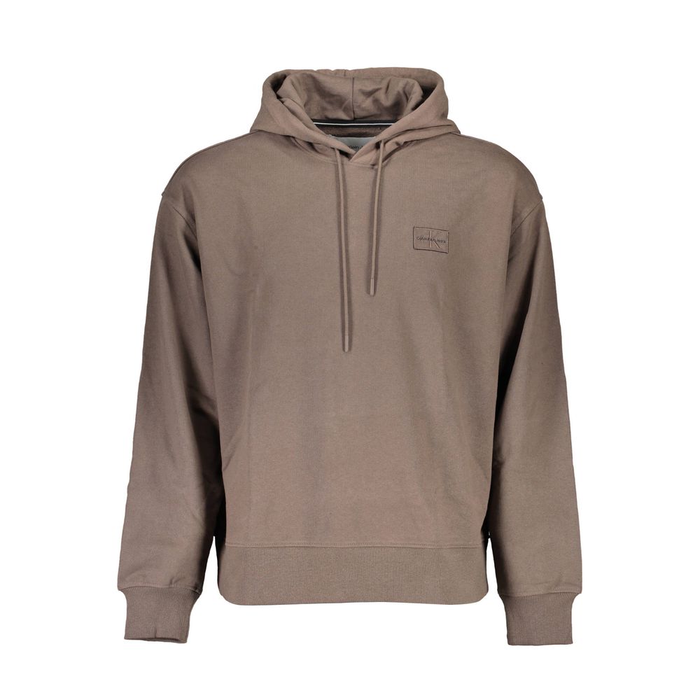 Brown Cotton Men Sweater - ventzia