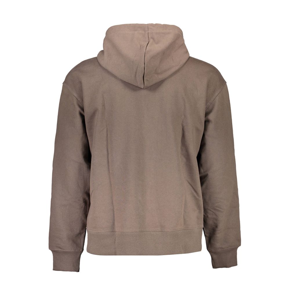 Brown Cotton Men Sweater - ventzia