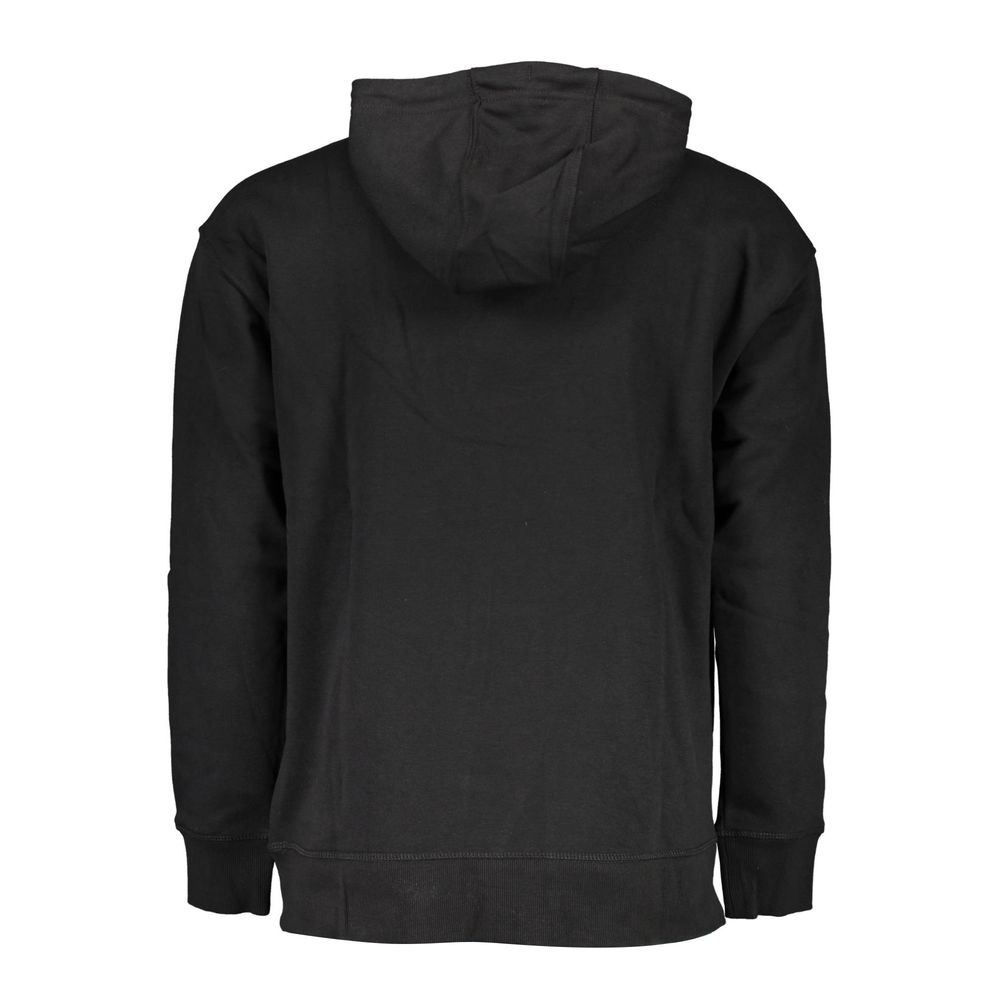 Black Cotton Men Sweater - ventzia