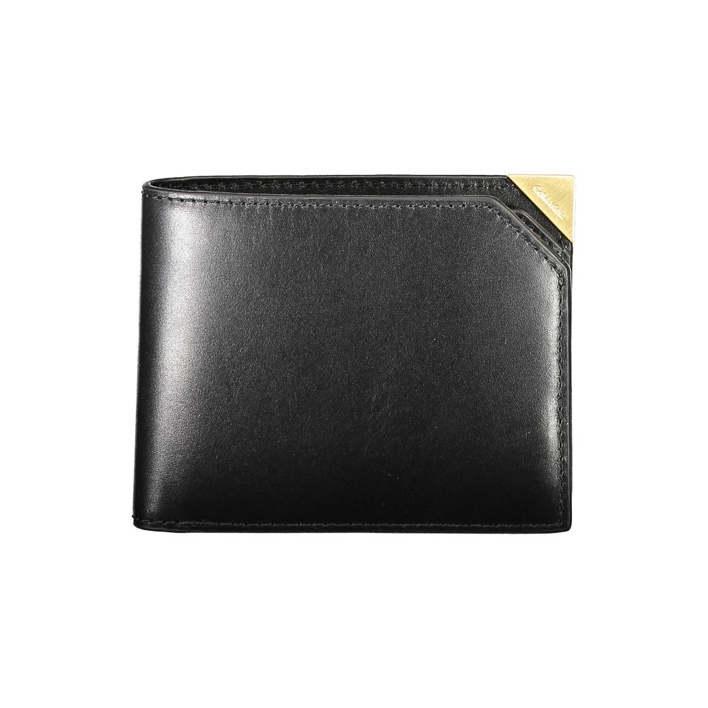 Black Leather Wallet - ventzia