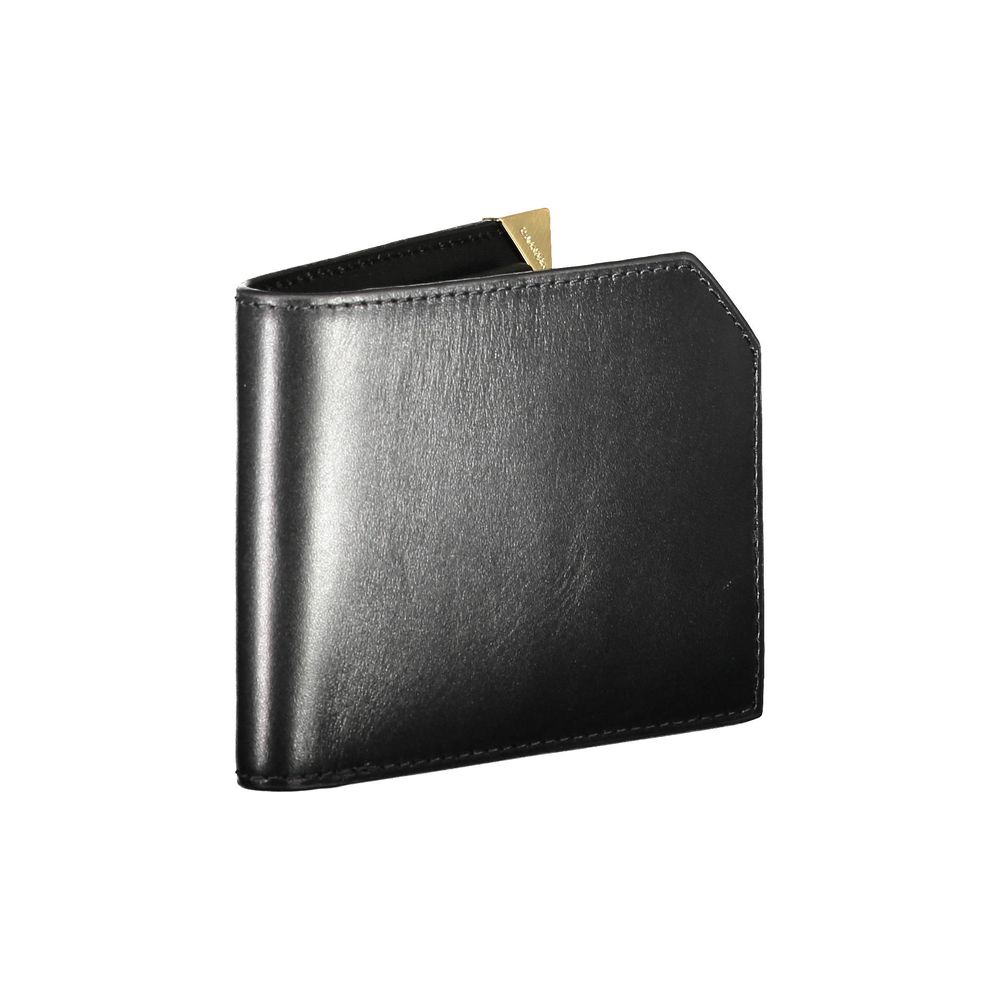Black Leather Wallet - ventzia