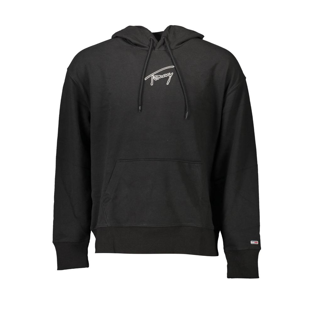 Black Cotton Men Sweater - ventzia