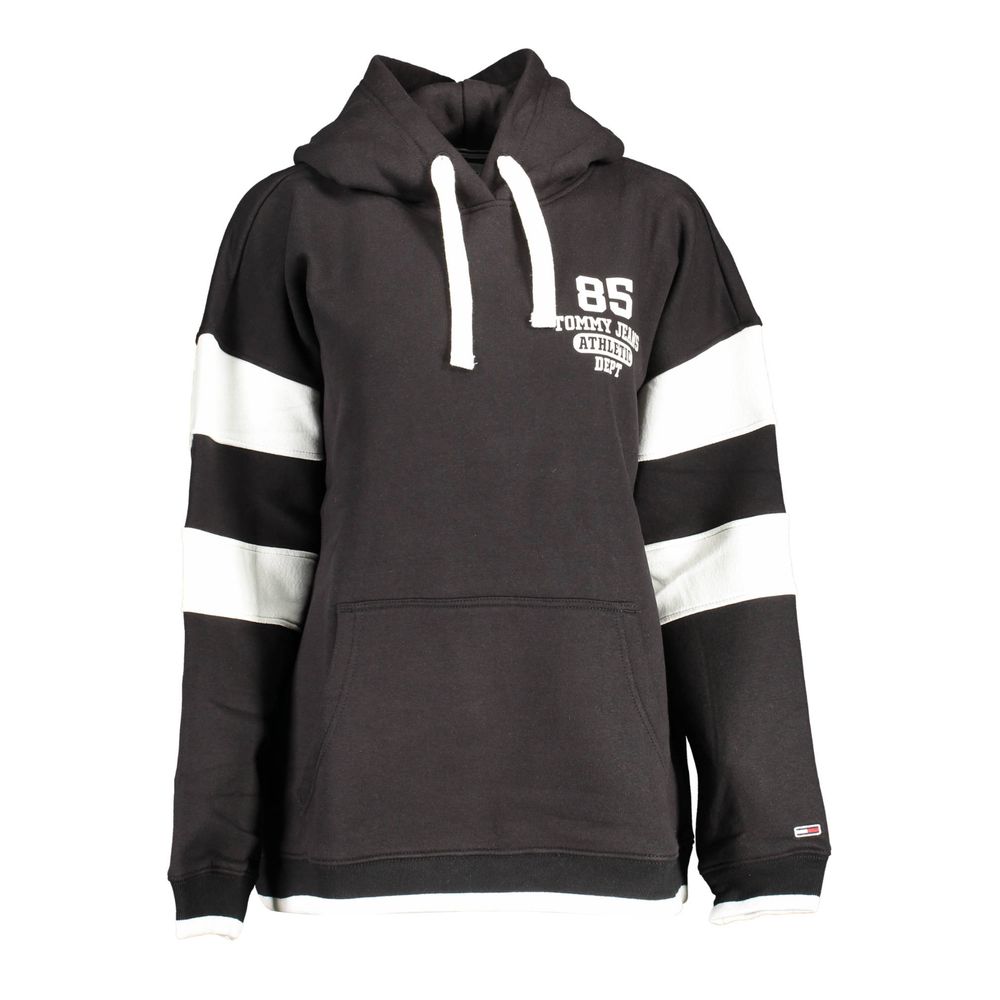 Black Cotton Women Sweater - ventzia