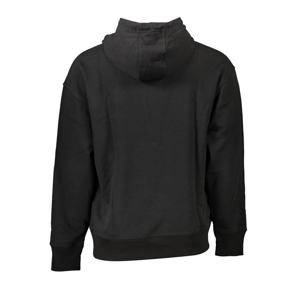 Black Cotton Men Sweater - ventzia