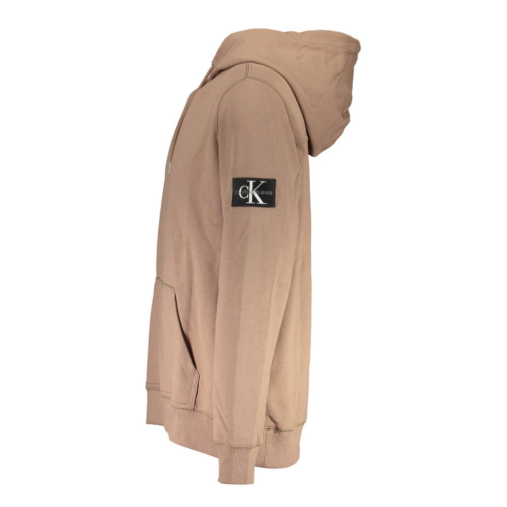 Brown Cotton Men Sweater - ventzia