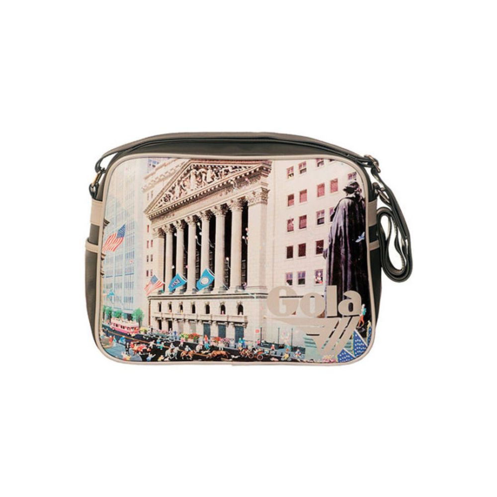 Gray Synthetic Handbag - ventzia